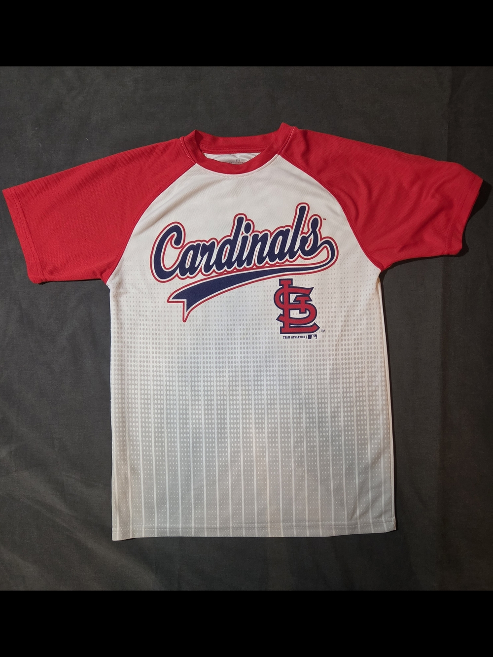 St. Louis Cardinals Raglan Team Tee, Youth Large 10-12